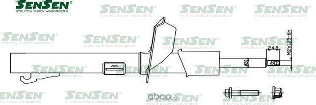 АМОРТИЗАТОР FORD FOCUS I 98-04 ПЕР.ЛЕВ.ГАЗ. (EXCEL-G) (Sensen). Артикул 42130041