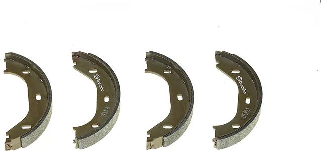 Тормозные колодки (стояночная тормозная система) Brembo ESSENTIAL LINE задние для BMW 5 I (E12) 1973-1981. Артикул S 06 505