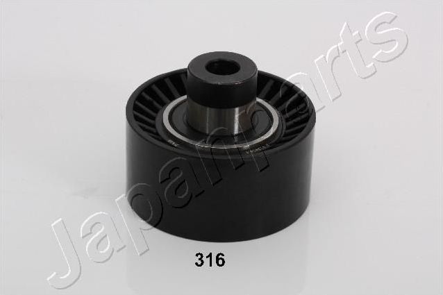Направляющий (ведущий) ролик приводного поликлинового ремня Japanparts для Mazda 2 II (DE) 2008-2015. Артикул RP-316
