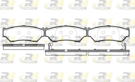 Тормозные колодки RoadHouse. Артикул 2389.12