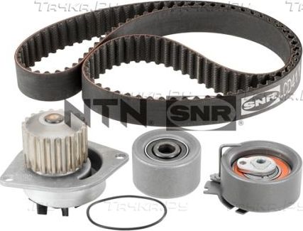 Помпа (водяной насос) с комплектом ремня ГРМ NTN / SNR для Citroen C3 I 2002-2005. Артикул KDP459.360