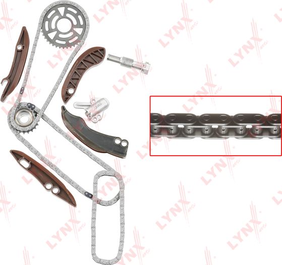 Цепь ГРМ LYNXauto для BMW X5 III (F15) 2013-2015. Артикул TK-0007