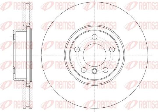 Тормозной диск Remsa. Артикул 61335.10