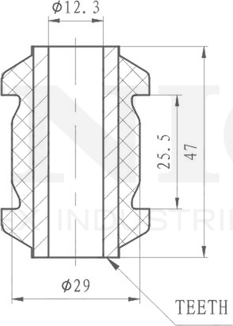 Сайлентблок рычага подвески (Unio). Артикул RMP-20141