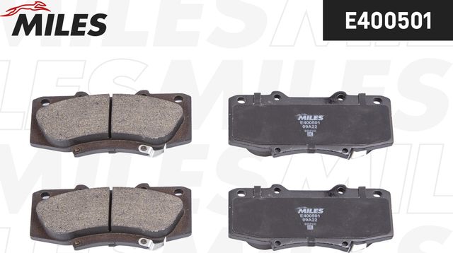 Тормозные колодки Miles (Low-Metallic). Артикул E400501