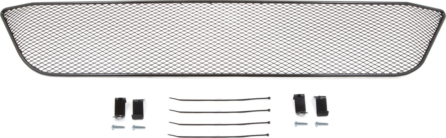 Сетка внешняя Arbori на бампер, черная 10 мм для Renault Logan II 2020-2026. Артикул 01-432120-101