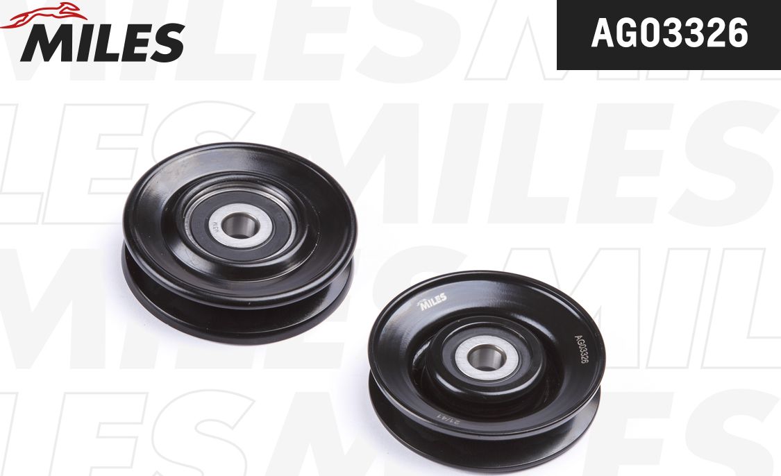 Направляющий (ведущий) ролик приводного клинового ремня Miles. Артикул AG03326