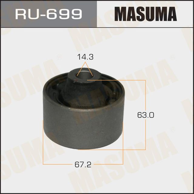 Сайлентблок переднего рычага подвески Masuma. Артикул RU-699
