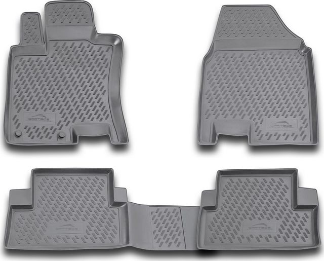 Коврики Element для салона Nissan Qashqai I 2007-2013 СЕРЫЕ. Артикул CARNIS00021g