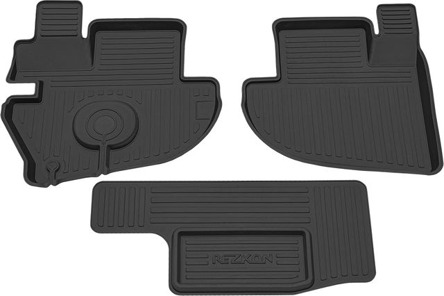 Коврики Rezkon резиновые для салона УАЗ Буханка 3909, 3741, 3962, 2206 1960-2026. Артикул 1041015100