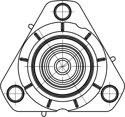Опора амортизатора (стойки) Trialli. Артикул SA 2350