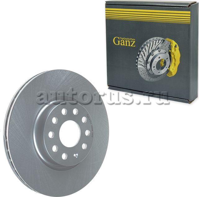 Диск тормозной передний (Ganz). Артикул GIJ10008