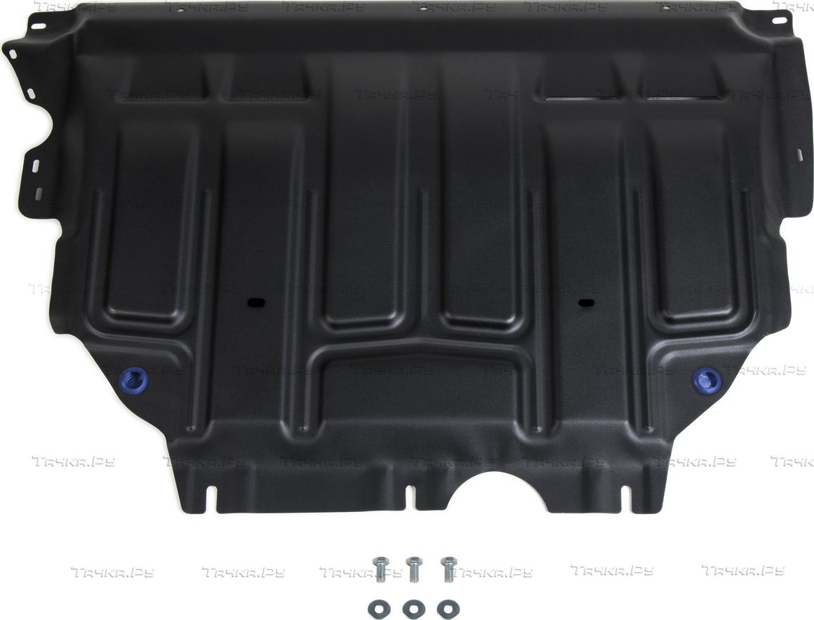 Защита Rival для картера + КПП Volkswagen Taos 2021-2026. Артикул 111.5127.1