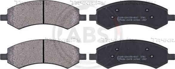 Тормозные колодки ABS. Артикул 37861