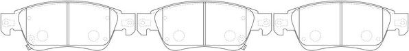Тормозные колодки FIT. Артикул FP1287