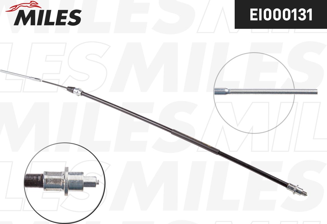 Трос ручника (тросик ручного тормоза) Miles. Артикул EI000131