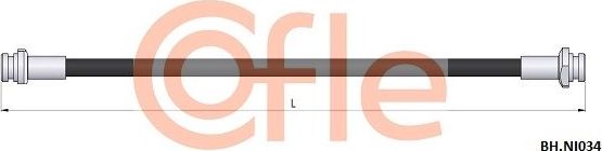 Тормозной шланг Cofle. Артикул 92.BH.NI034