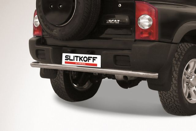Защита Slitkoff заднего бампера d57 для ТагАЗ Tager 5-дв. 2008-2026. Артикул TAT5d016