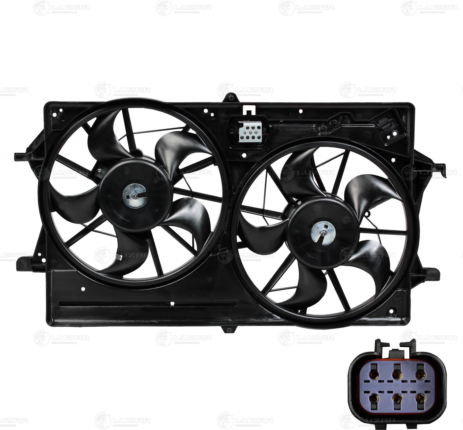 Вентилятор радиатора двигателя Luzar. Артикул LFK 1054