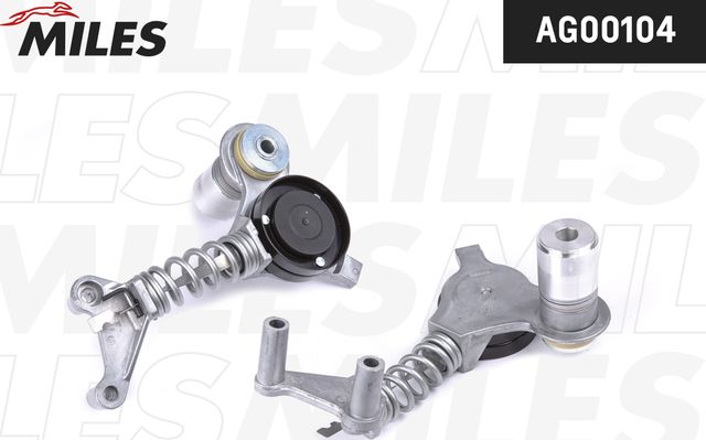 Натяжной ролик (натяжитель) приводного ремня Miles для Audi A8 II (D3) 2003-2004. Артикул AG00104