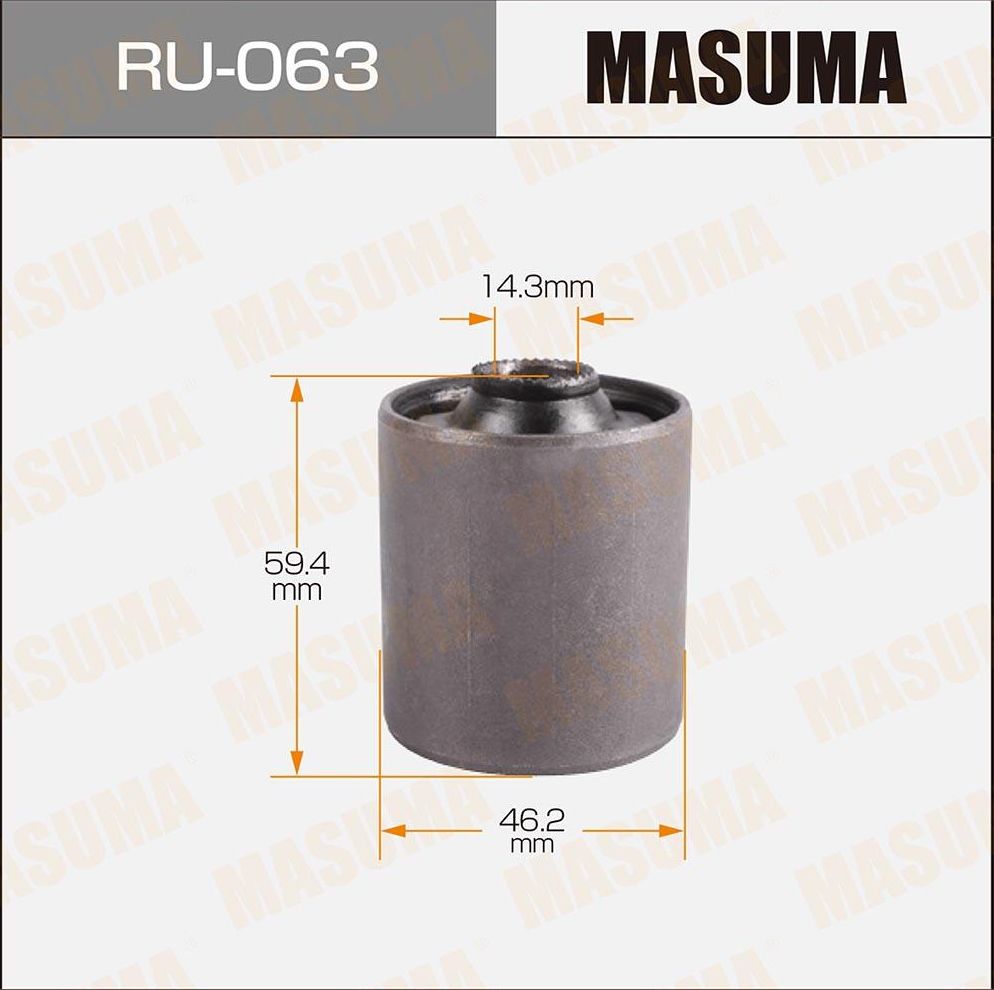 Сайлентблок заднего рычага подвески Masuma. Артикул RU-063