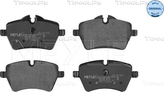 Тормозные колодки Meyle Original передние для MINI Roadster R59 2011-2015. Артикул 025 239 8418