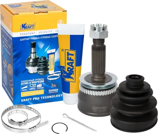 ШРУС HYUNDAI ELANTRA 01- 1.6/1.8 наруж. (Kraft). Артикул KT059247