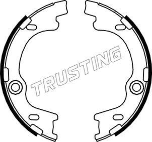 Тормозные колодки (стояночная тормозная система) Trusting задние для Kia Ceed I 2007-2012. Артикул 046.221