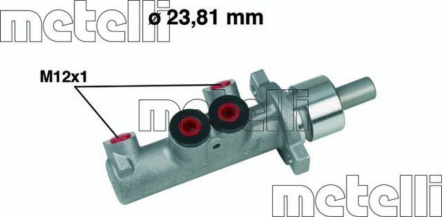 Тормозной цилиндр главный Metelli для Peugeot 406 I 1995-1999. Артикул 05-0355