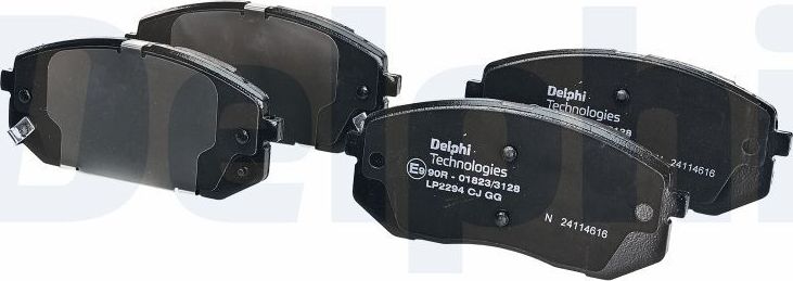 Тормозные колодки Delphi (Low-Metallic). Артикул LP2294