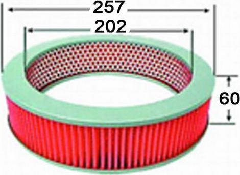 Воздушный фильтр JS Asakashi. Артикул A206J