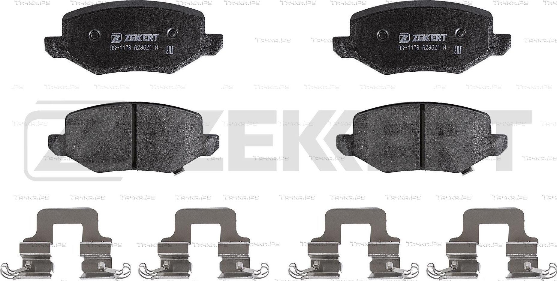 Тормозные колодки Zekkert. Артикул BS-1178