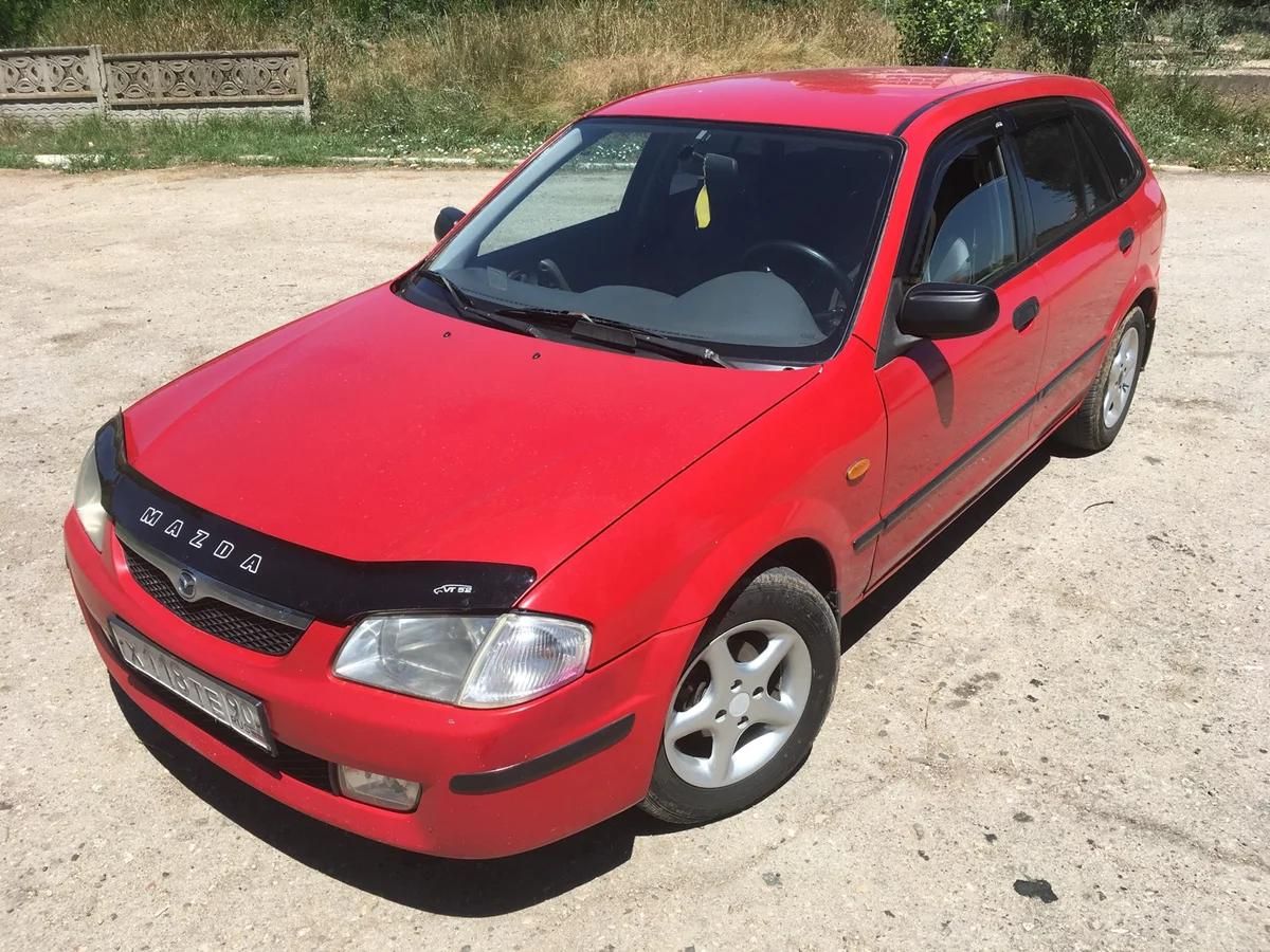 Дефлектор VT52 для капота Mazda Familia VIII BJ 1998-2004. Артикул MZD05VT