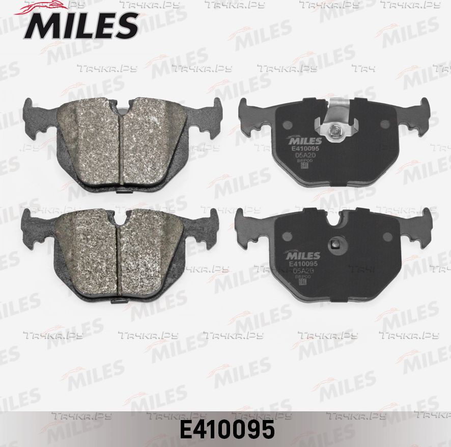 Тормозные колодки Miles (Low-Metallic) для Alpina D3 E90/E92 2008-2013. Артикул E410095