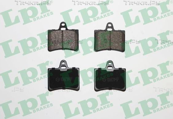 Тормозные колодки LPR задние для Citroen C5 I 2001-2008. Артикул 05P800