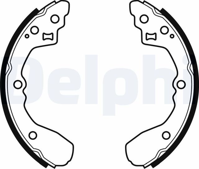 Тормозные колодки Delphi. Артикул LS2060