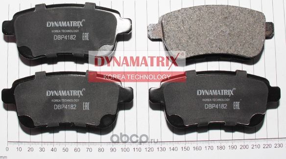 Колодки тормозные дисковые (Dynamatrix-Korea) Dynamatrix-Korea. Артикул DBP4182
