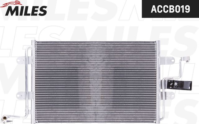Радиатор кондиционера (конденсатор) Miles для SEAT Leon I 1999-2006. Артикул ACCB019