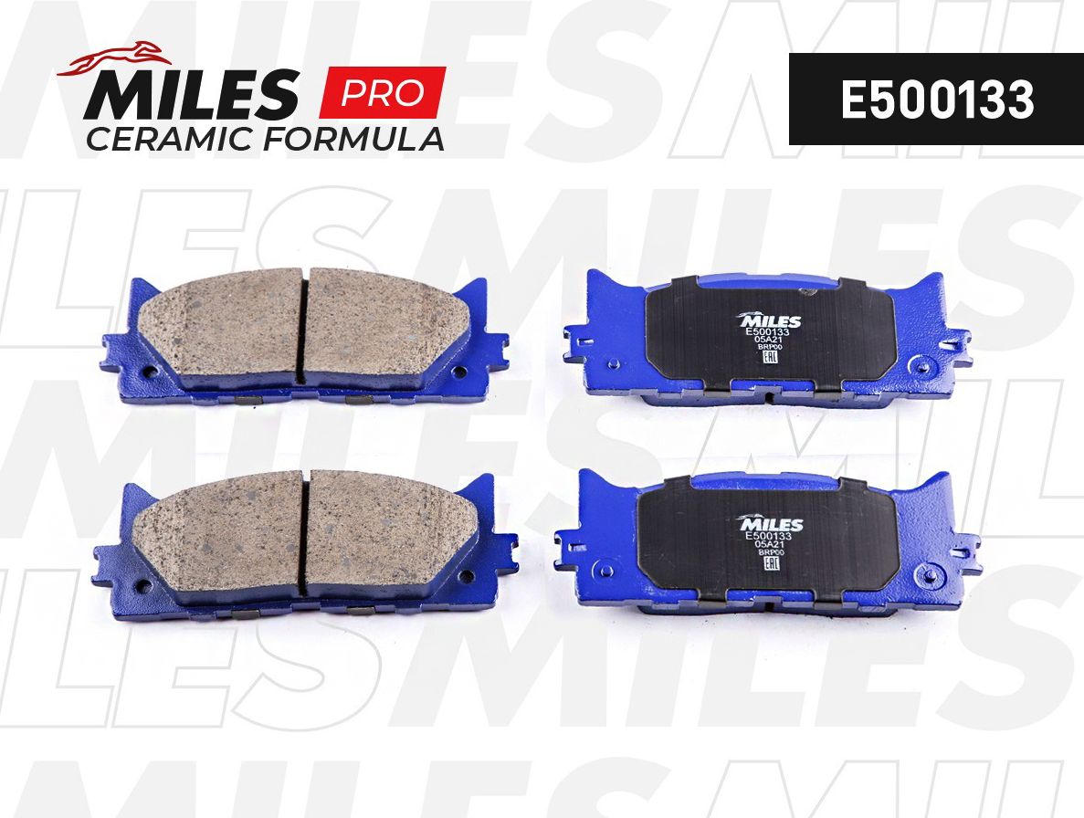 Тормозные колодки Miles (Керамика). Артикул E500133