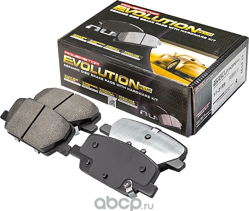 Задние керамические колодки Evolution PLUS Z17 PowerStop 17-2199 Powerstop. Артикул 172199