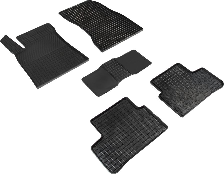 Коврики резиновые Seintex с узором сетка для салона Mercedes A-Класс W177 2018-2026. Артикул 94557