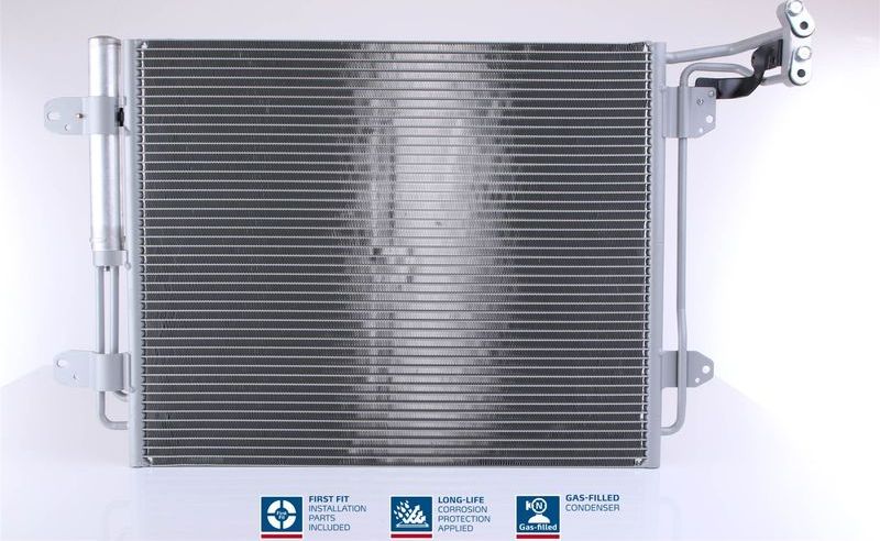 Радиатор кондиционера (конденсатор) Nissens (алюминий). Артикул 940802