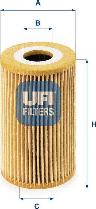 Масляный фильтр UFI. Артикул 25.008.00