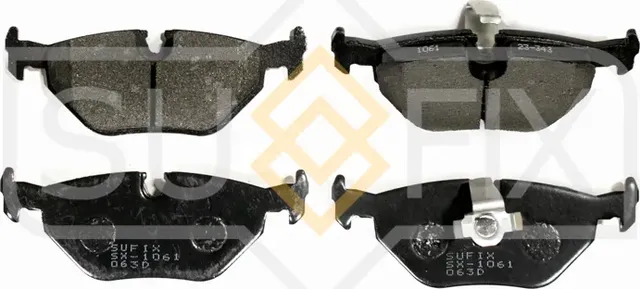 Колодки тормозные дисковые | зад прав/лев | (Sufix). Артикул SX-1061