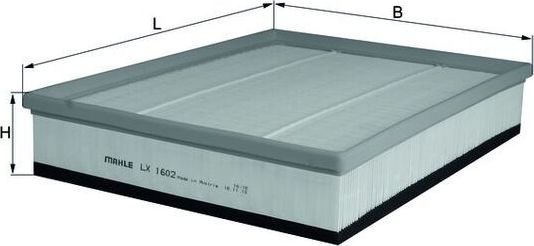 Воздушный фильтр Mahle. Артикул LX 1602