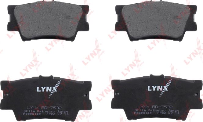Тормозные колодки LYNXauto. Артикул BD-7532