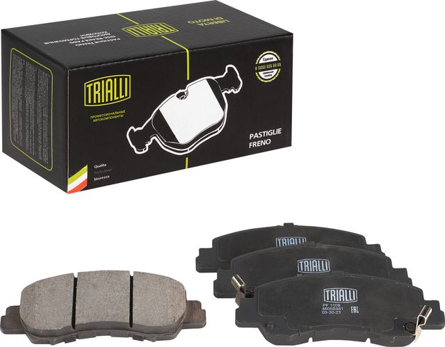 Тормозные колодки Trialli (Low-Metallic). Артикул PF 1108