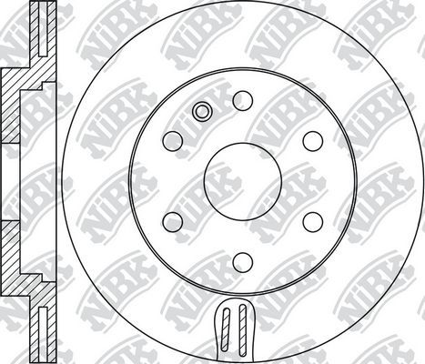Тормозной диск NiBK задний для Cadillac SRX II 2009-2016. Артикул RN1683