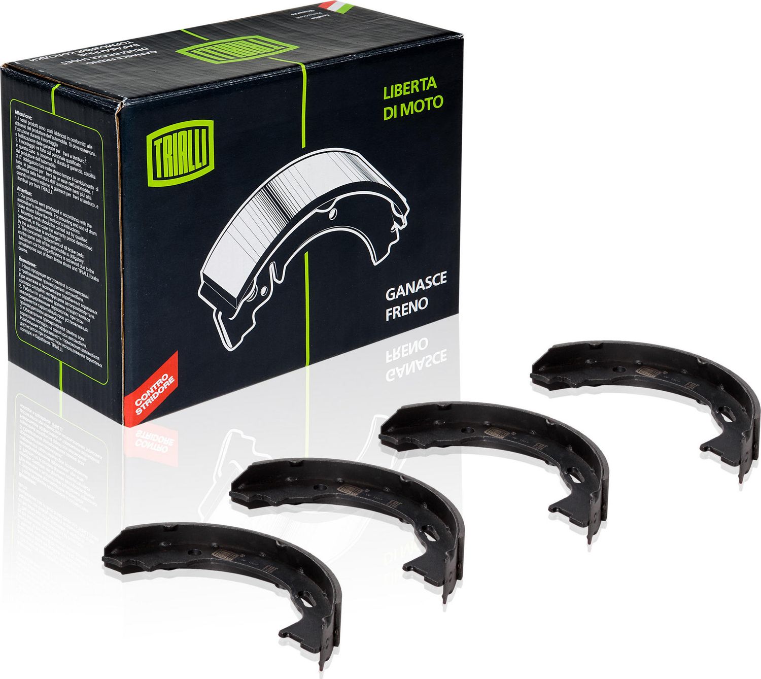 Тормозные колодки (стояночная тормозная система) Trialli. Артикул GF 1567