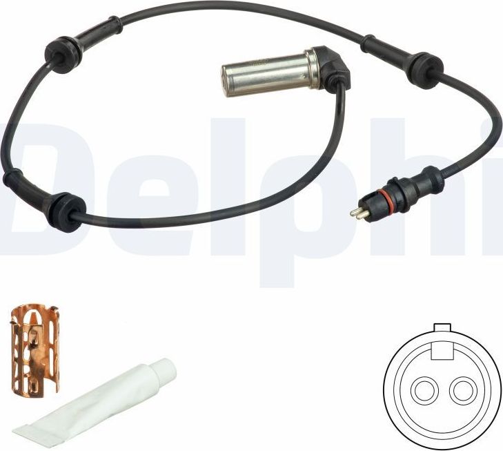 Датчик ABS Delphi. Артикул SS20627
